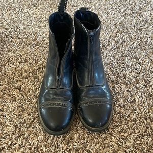 Ladies Zip Paddock Riding Boots - size 6